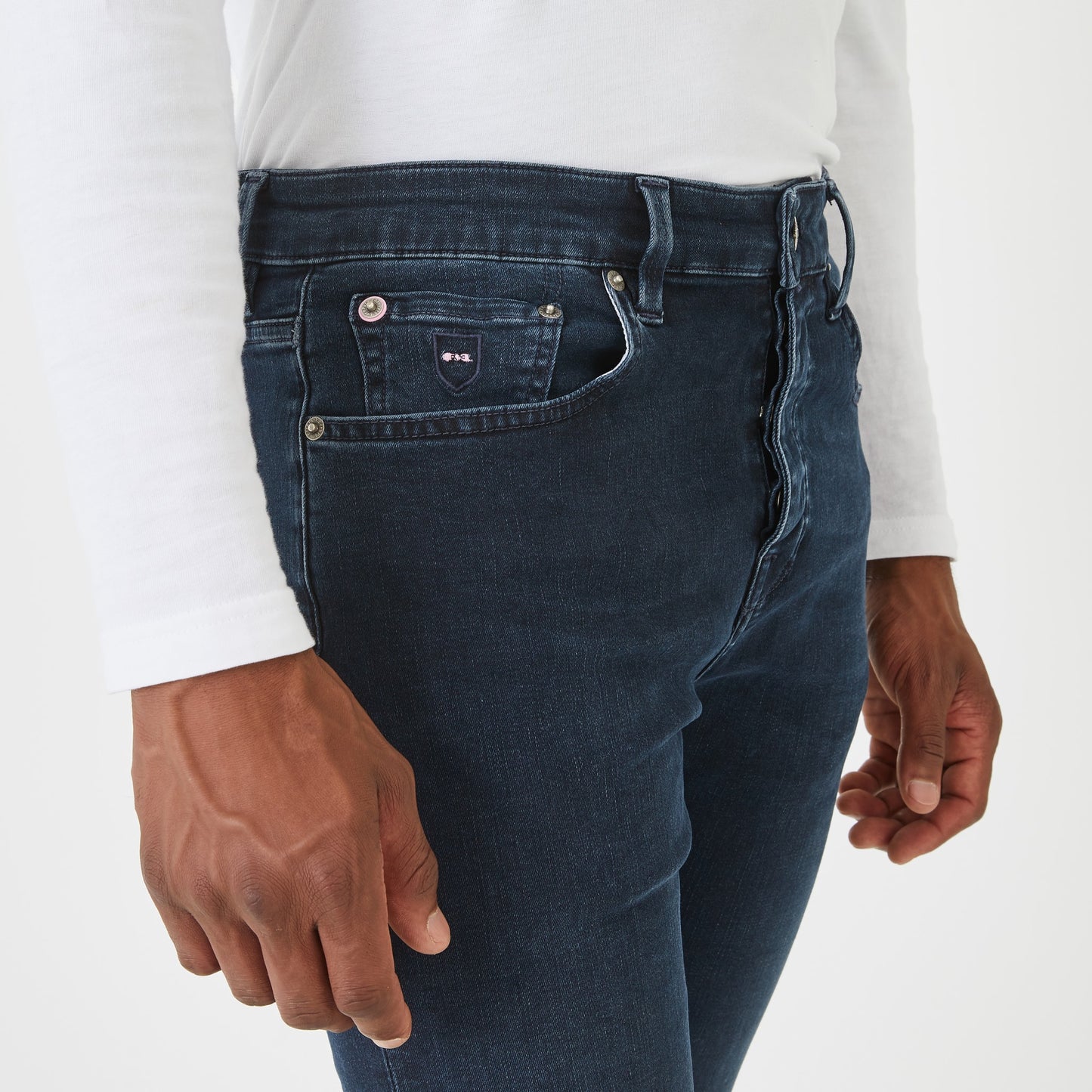 Navy blue jeans