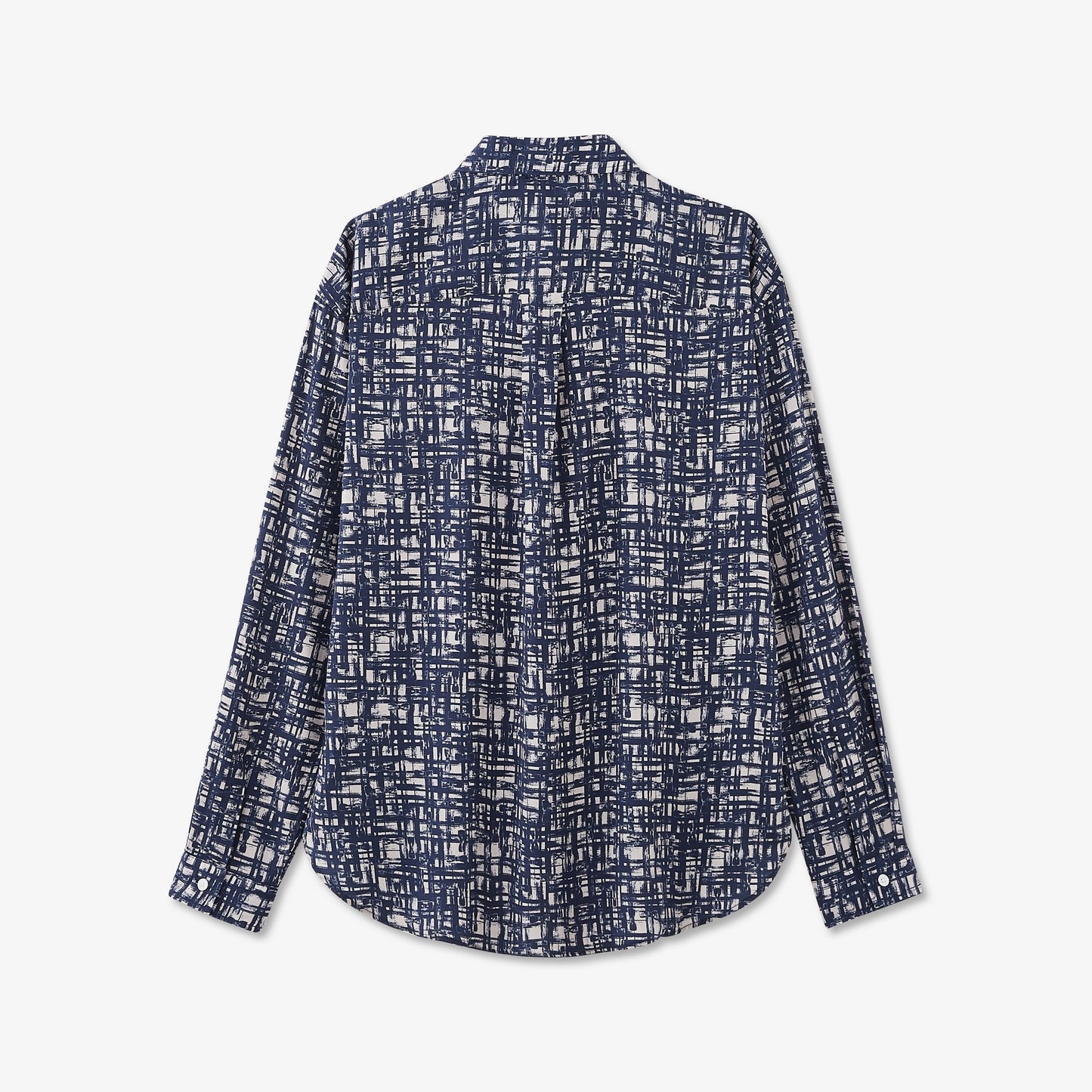 Blouse printed with lines and bow ties