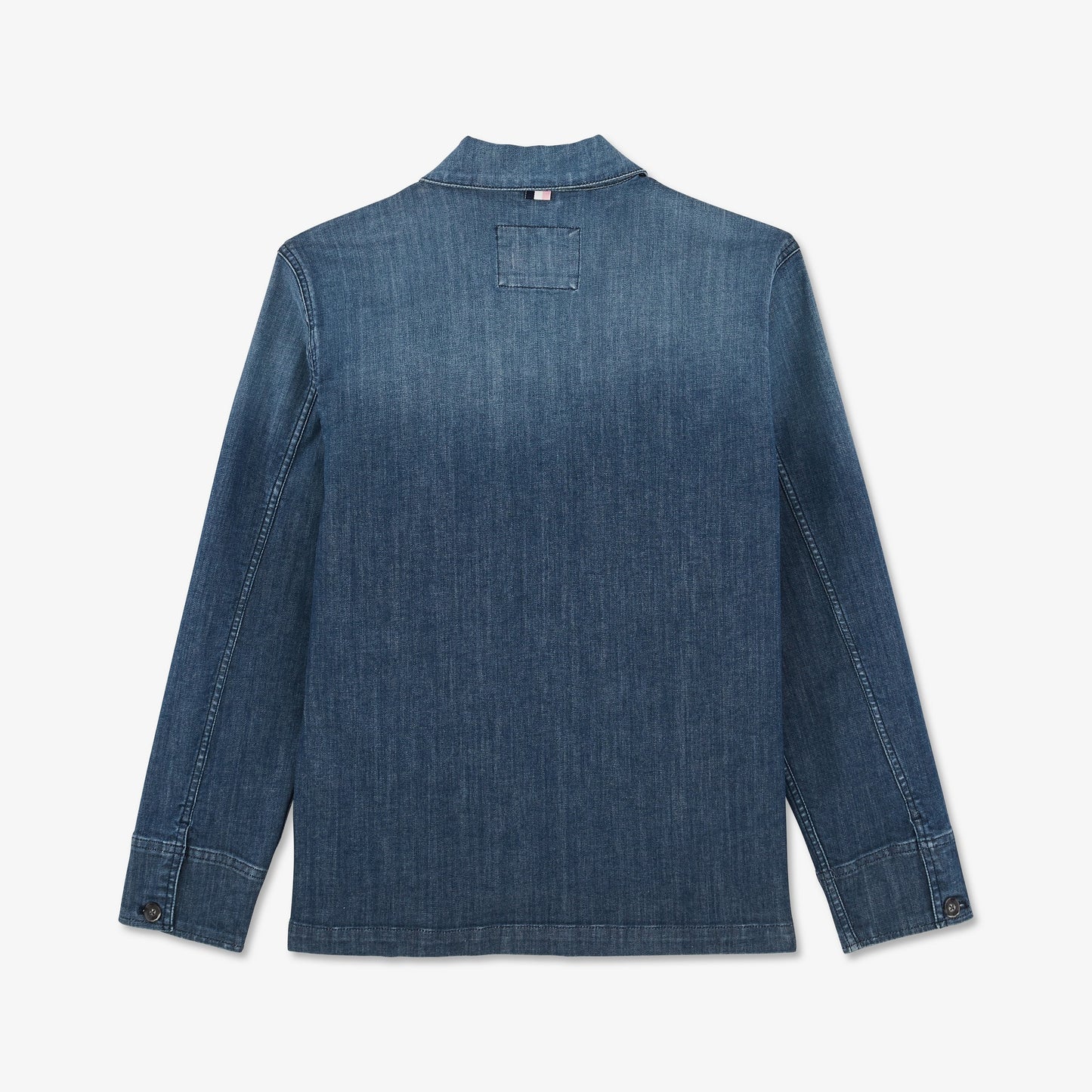 Blue cotton overshirt