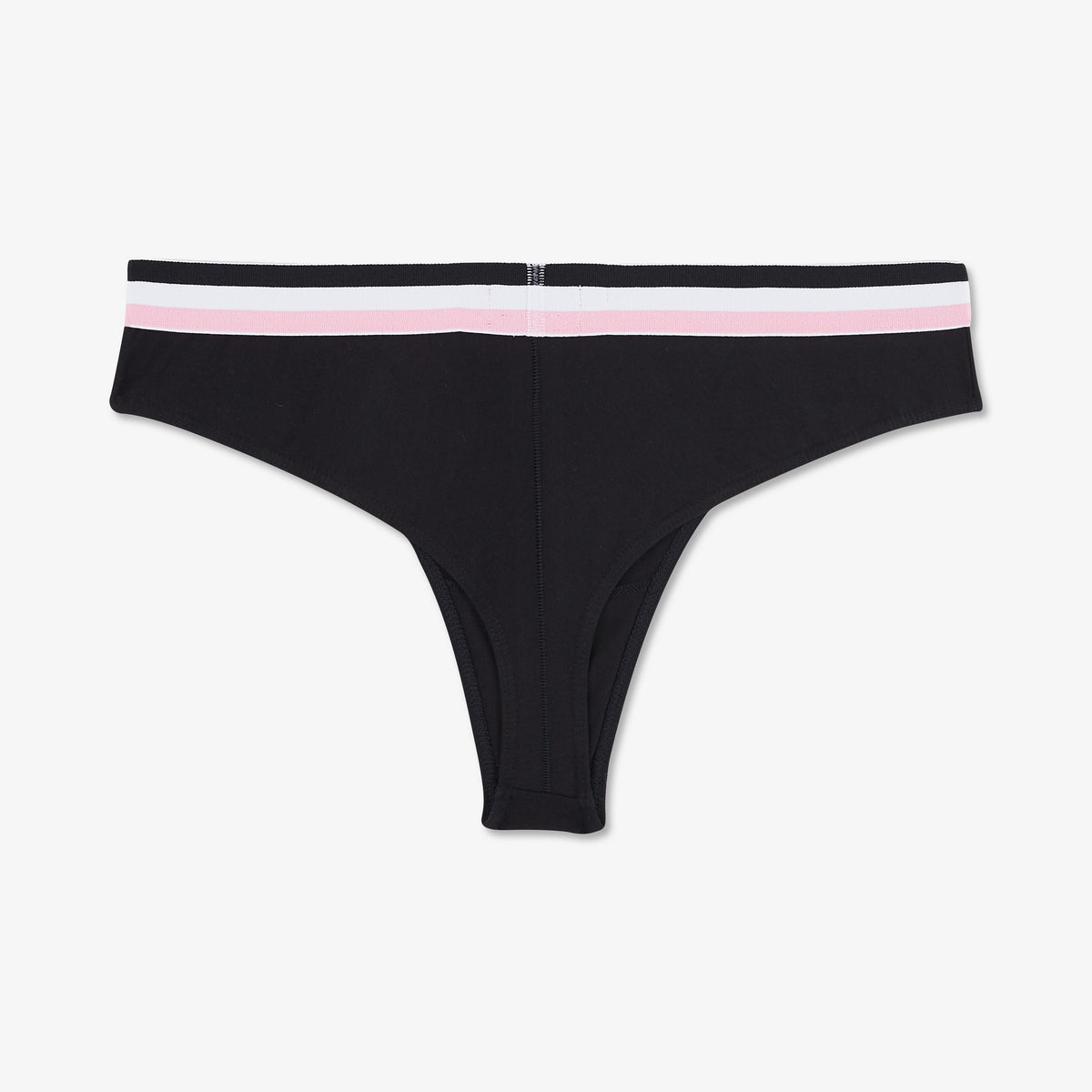 Dark blue thong with contrasting band
