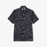 Linen blouse with an exclusive floral print