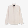Striped beige cotton shirt