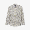 Slim fit shirt with a floral print