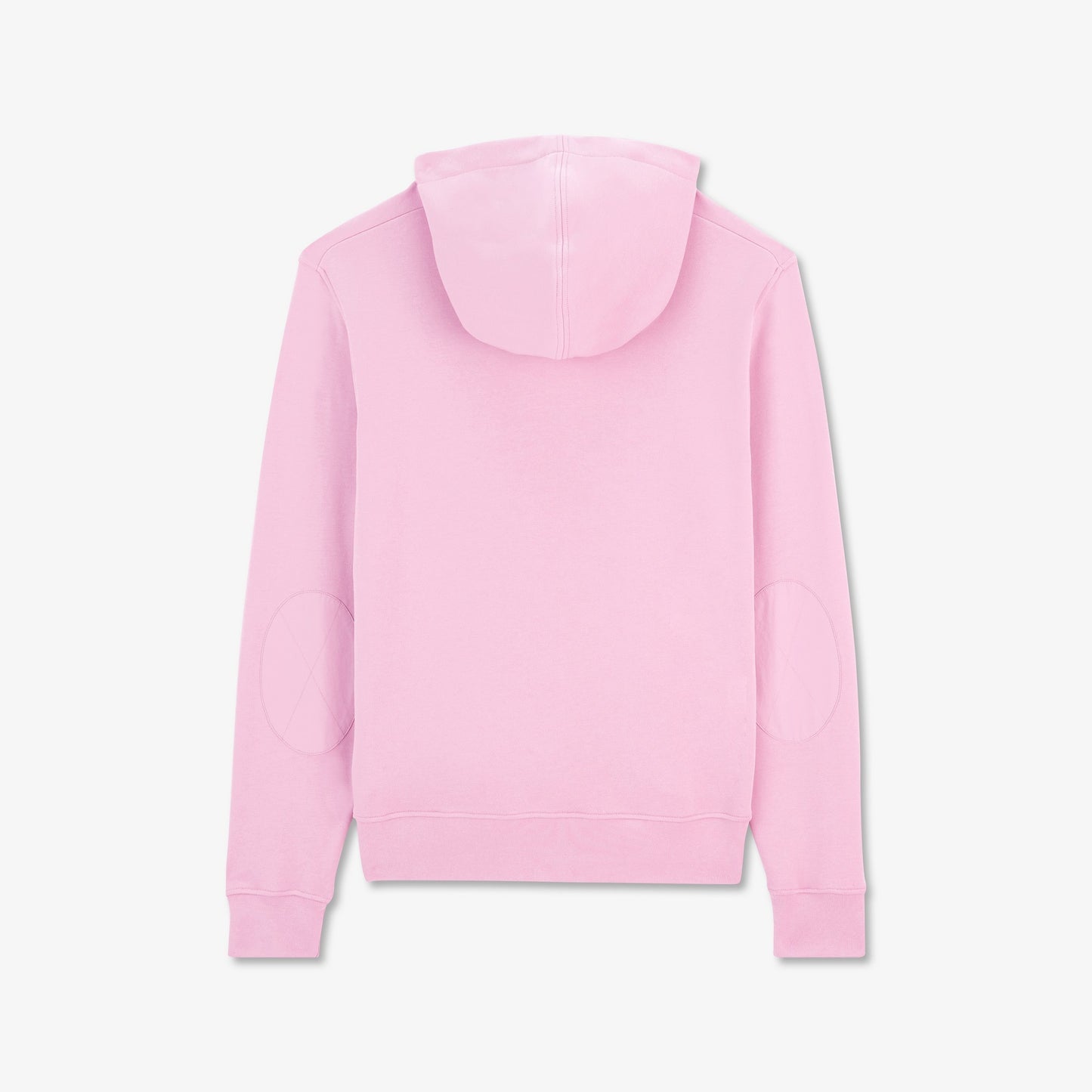 Plain pink sweatshirt with hood